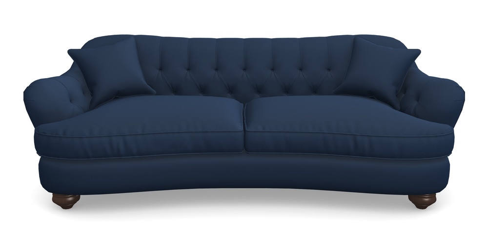 Product photograph of Fairmont 4 Seater Sofa In House Velvet - Indigo from Sofas and Stuff Limited