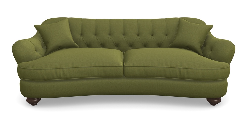 Product photograph of Fairmont 4 Seater Sofa In House Velvet - Olive from Sofas and Stuff Limited