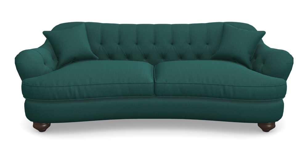 Product photograph of Fairmont 4 Seater Sofa In House Velvet - Peacock from Sofas and Stuff Limited