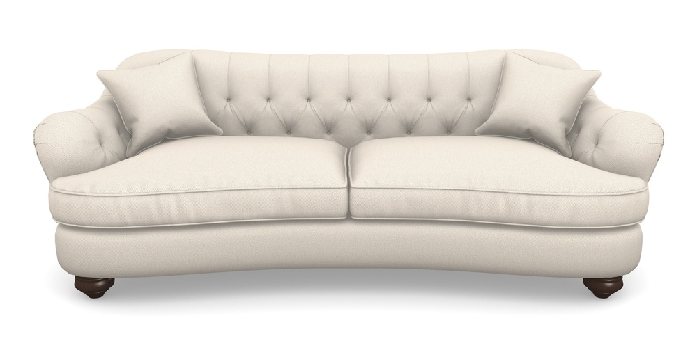 Product photograph of Fairmont 4 Seater Sofa In Two Tone Plain - Calico from Sofas and Stuff Limited