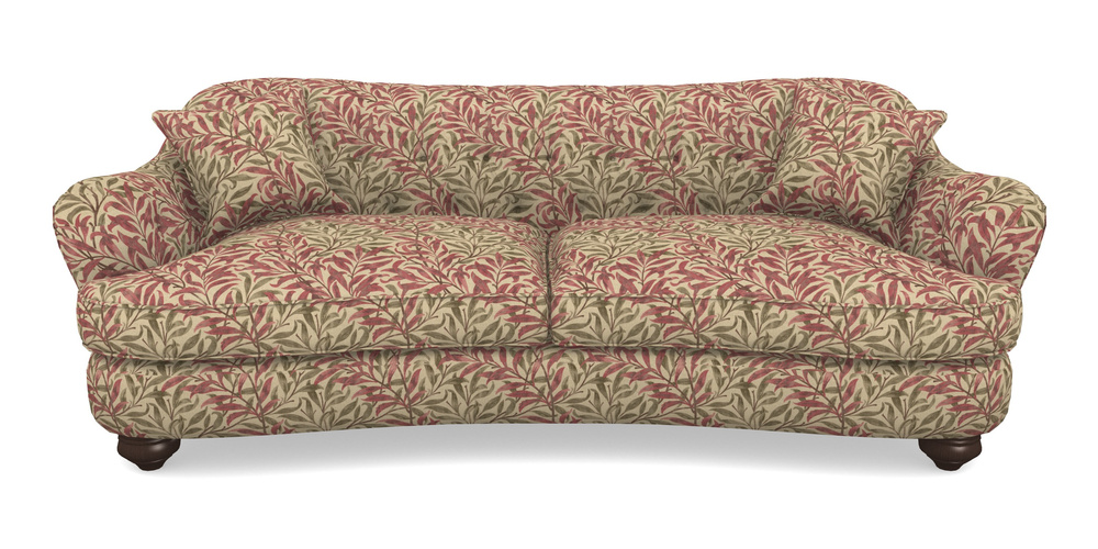 Product photograph of Fairmont 4 Seater Sofa In V A Drawn From Nature - Willow Bough Large - Red from Sofas and Stuff Limited