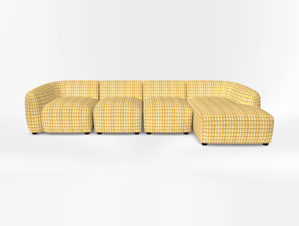 Large chaise sofa LHF