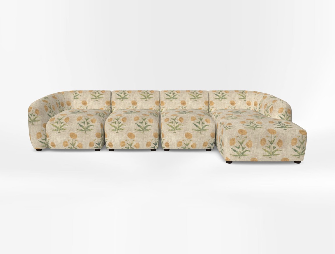 Large chaise sofa LHF