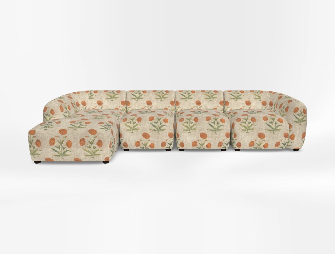 Large chaise sofa RHF