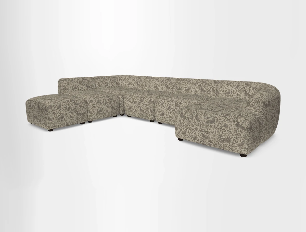 Form large modular corner group RHF in Two Tone Plain Biscuit