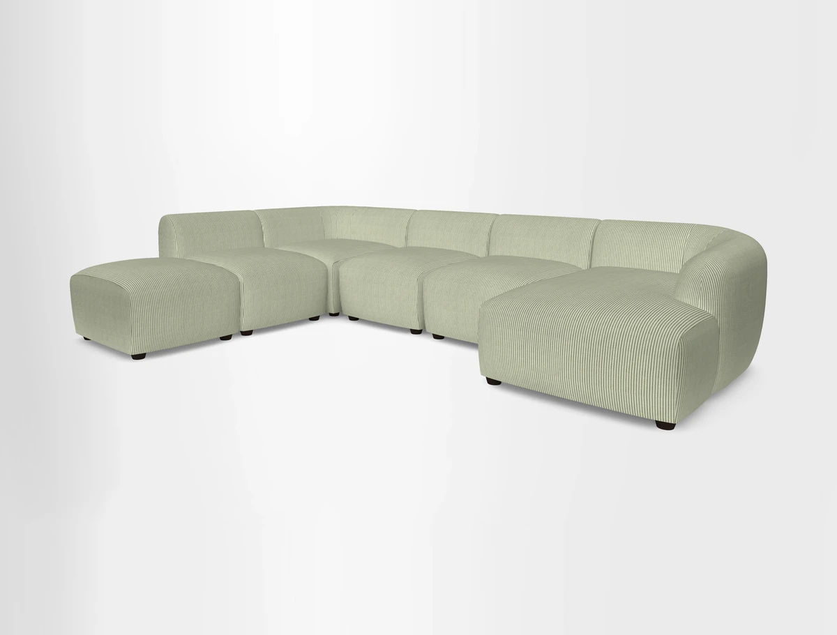 Form large modular corner group RHF in Two Tone Plain Biscuit