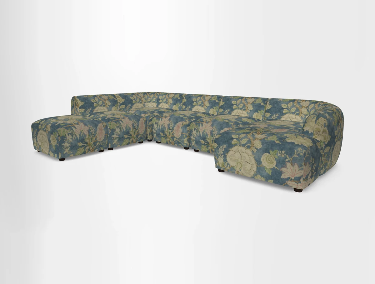 Form large modular corner group LHF in Two Tone Plain Biscuit