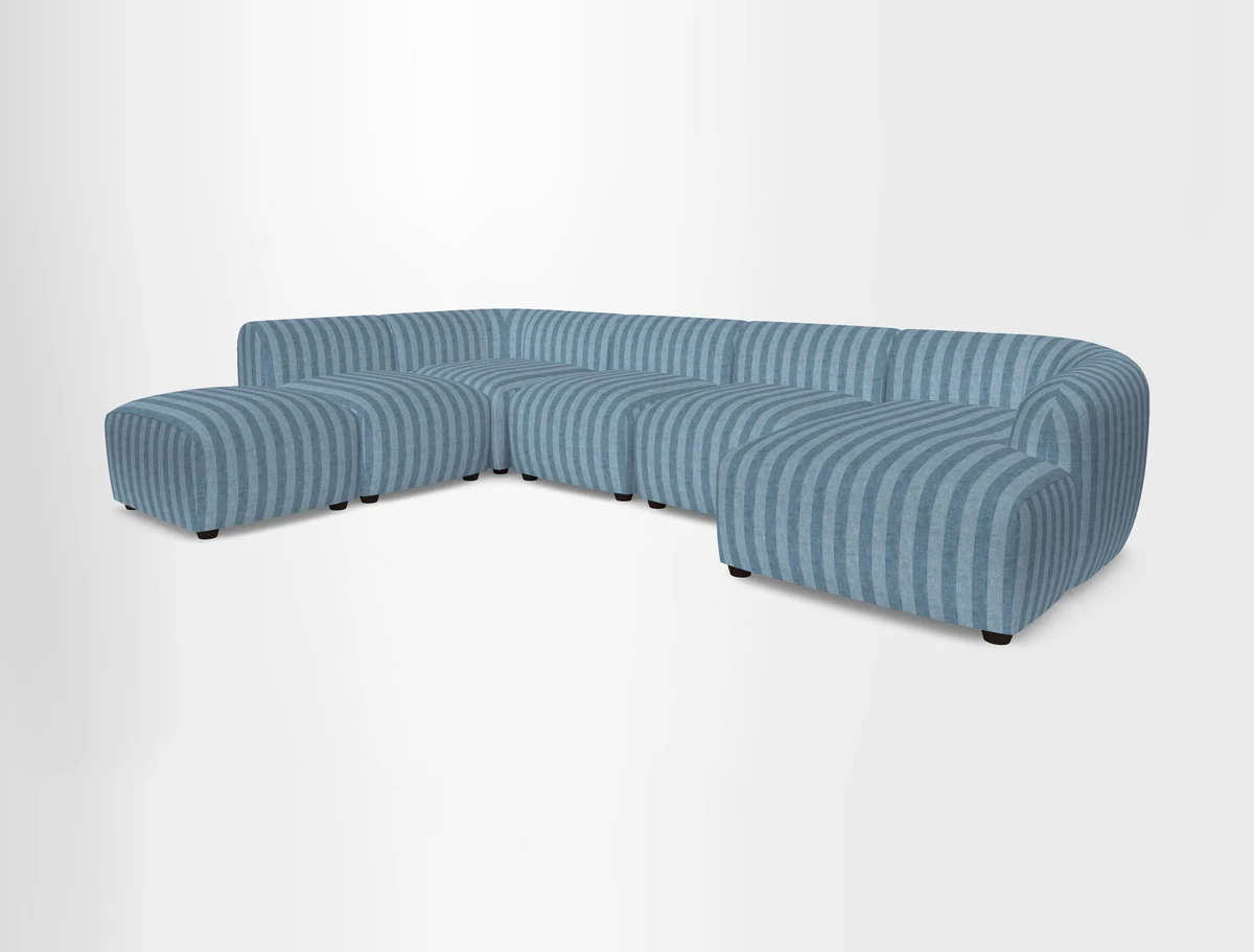 Form large modular corner group RHF in Two Tone Plain Biscuit