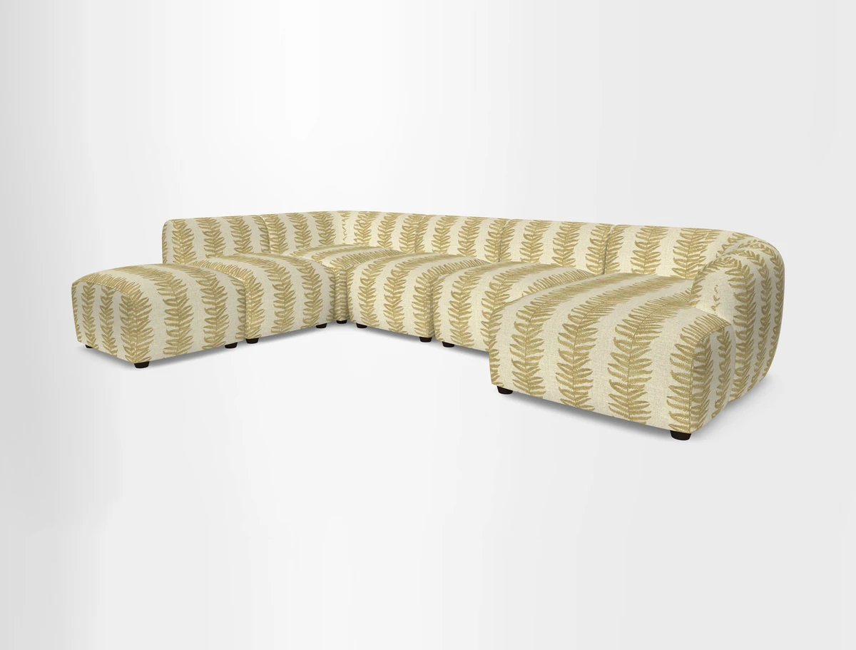 Form large modular corner group RHF in Two Tone Plain Biscuit