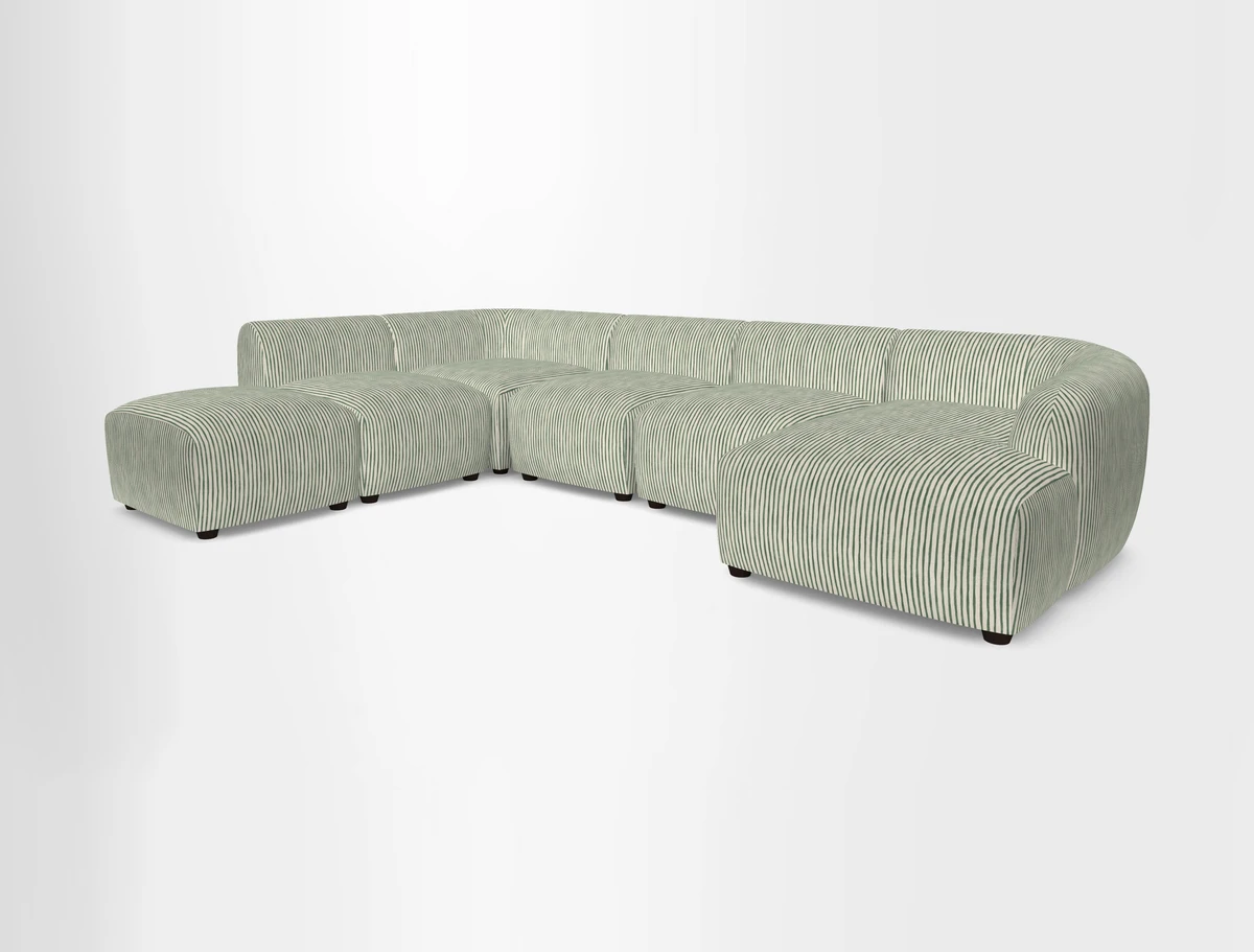 Form large modular corner group RHF in Two Tone Plain Biscuit