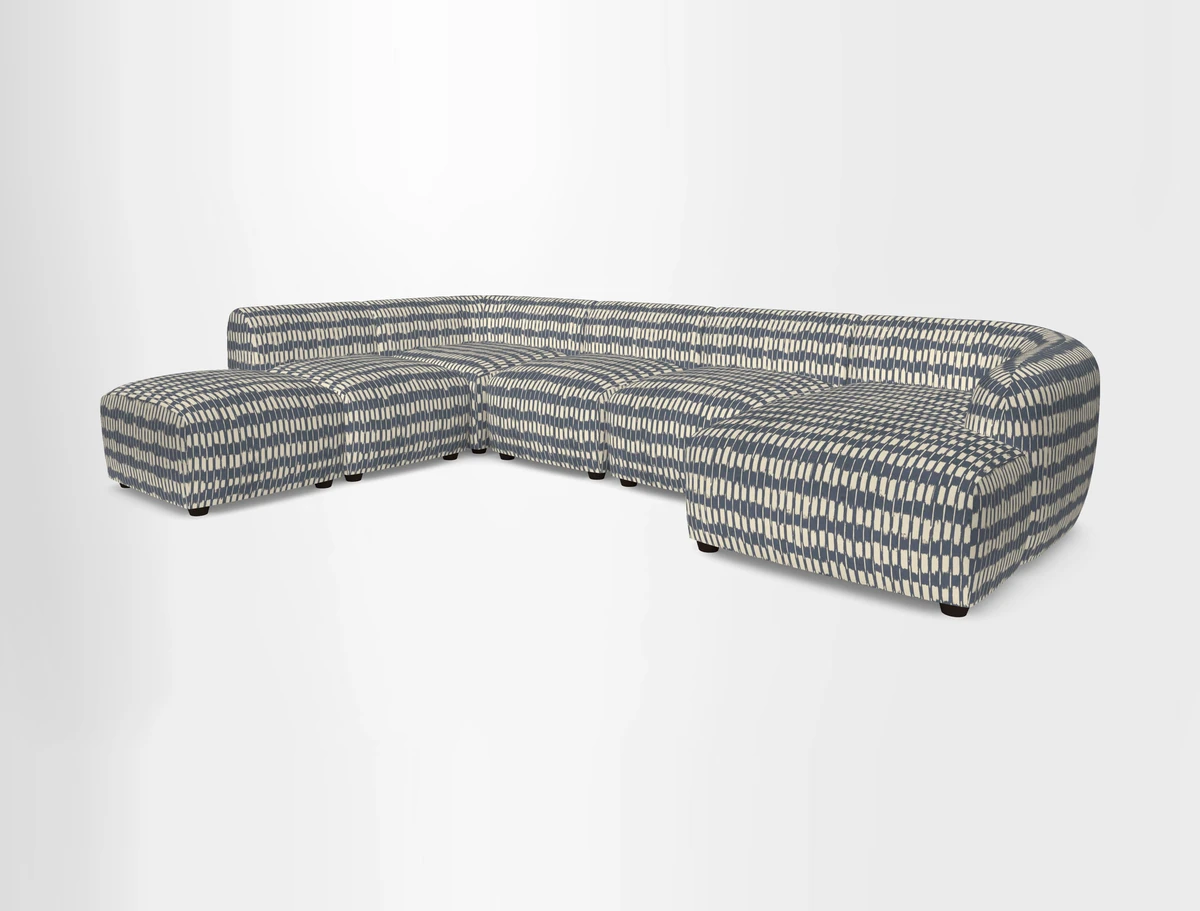 Form large modular corner group LHF in Two Tone Plain Biscuit