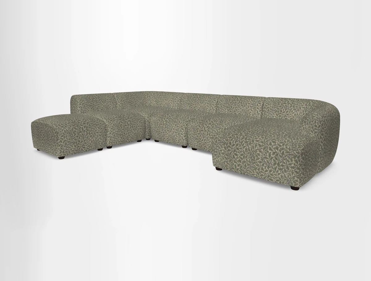 Form large modular corner group LHF in Two Tone Plain Biscuit