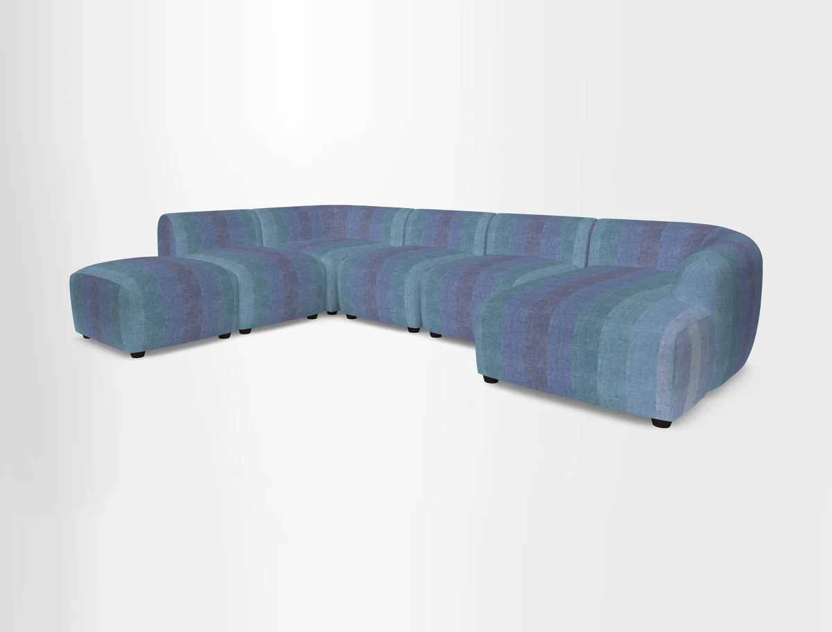 Form large modular corner group RHF in Two Tone Plain Biscuit