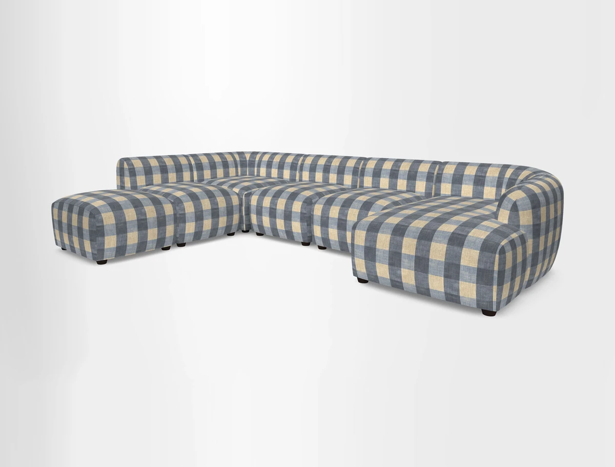 Form large modular corner group RHF in Two Tone Plain Biscuit