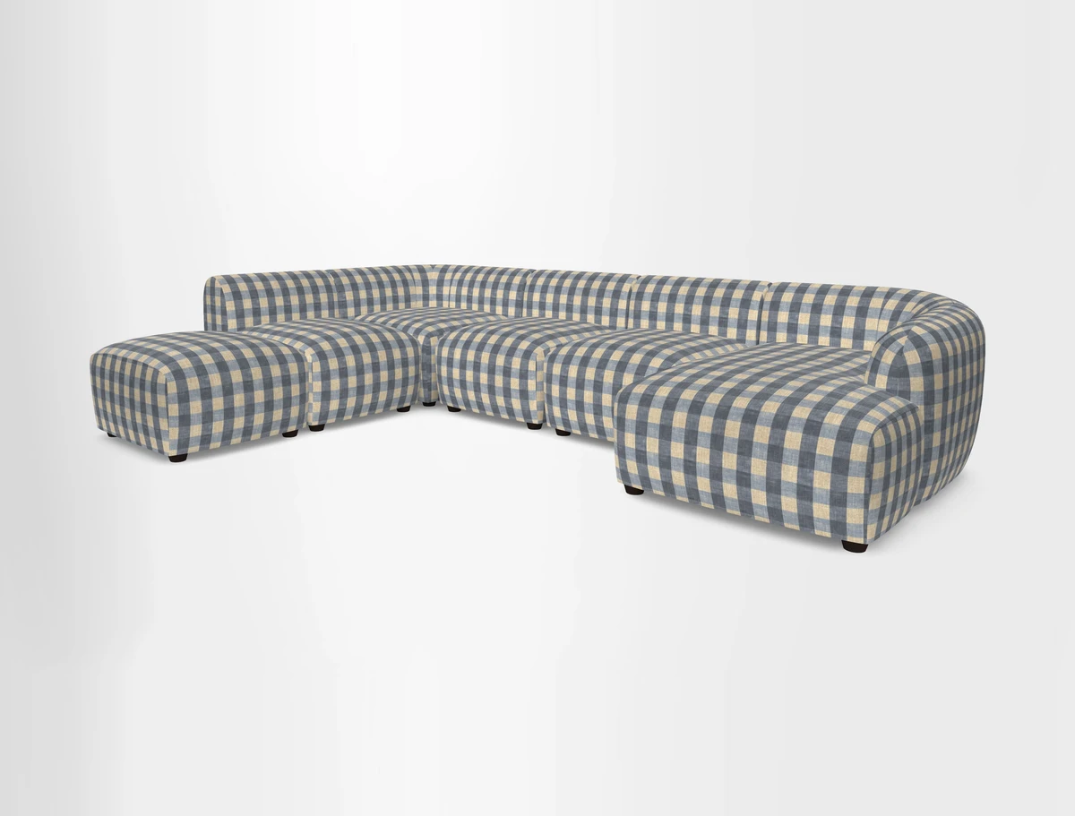 Form large modular corner group RHF in Two Tone Plain Biscuit