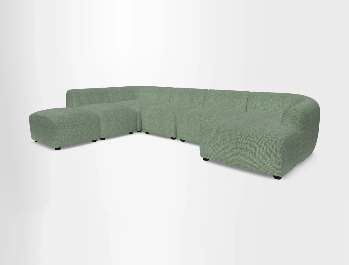 Form large modular corner group RHF in Two Tone Plain Biscuit