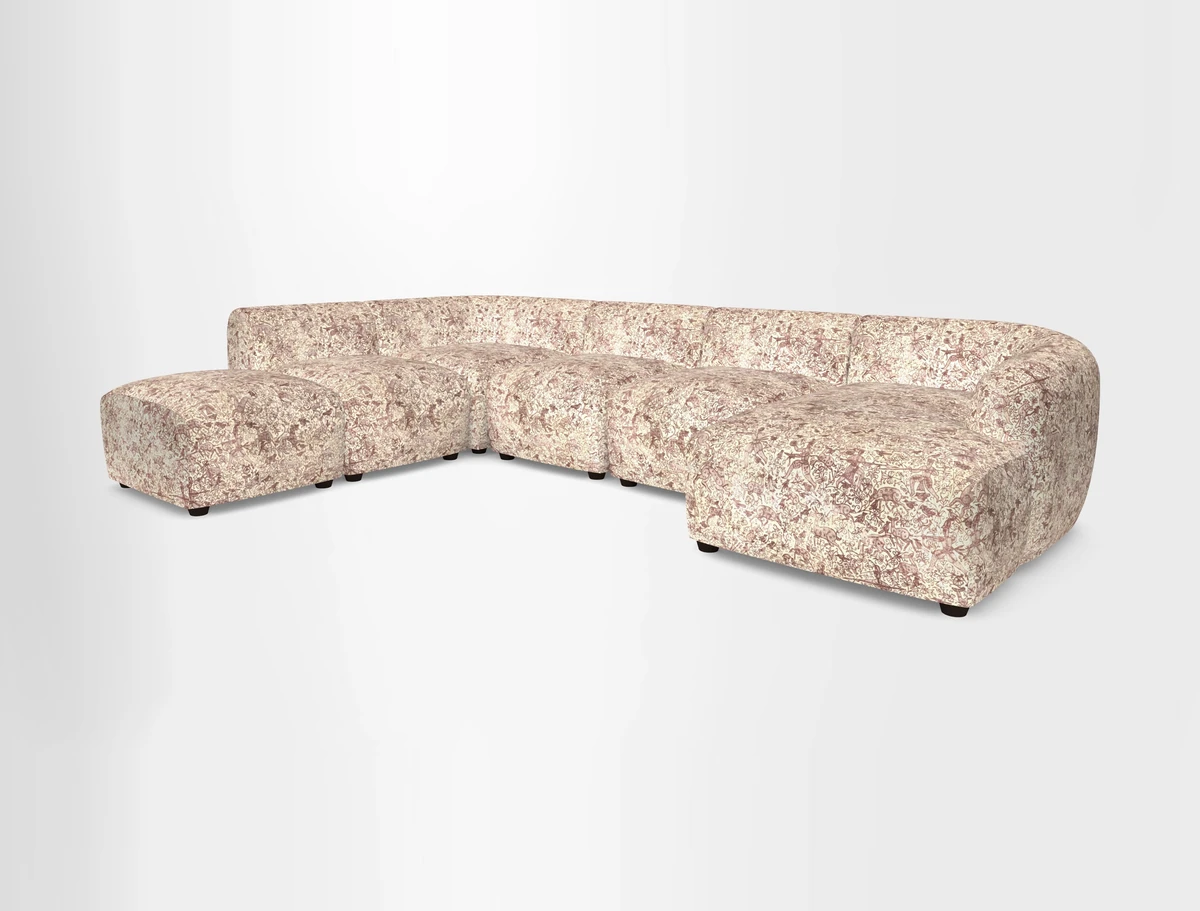 Form large modular corner group LHF in Two Tone Plain Biscuit