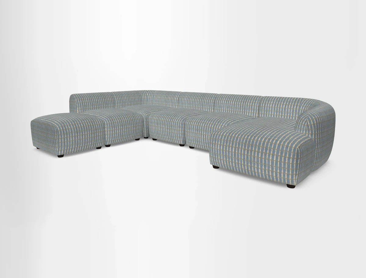 Form large modular corner group LHF in Two Tone Plain Biscuit