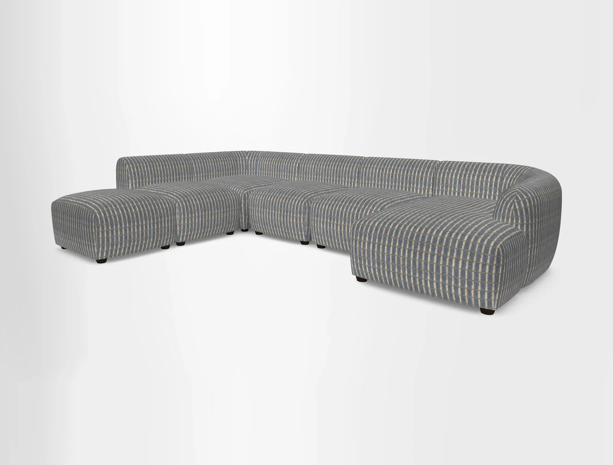 Form large modular corner group LHF in Two Tone Plain Biscuit