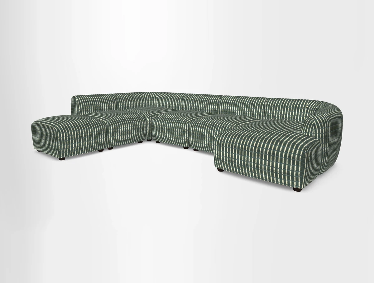 Form large modular corner group LHF in Two Tone Plain Biscuit