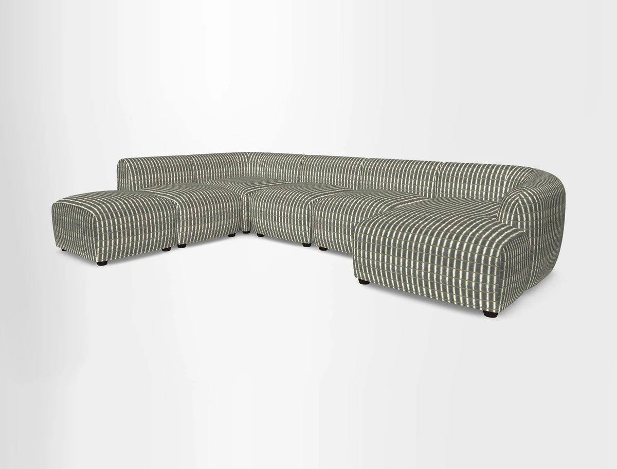 Form large modular corner group LHF in Two Tone Plain Biscuit