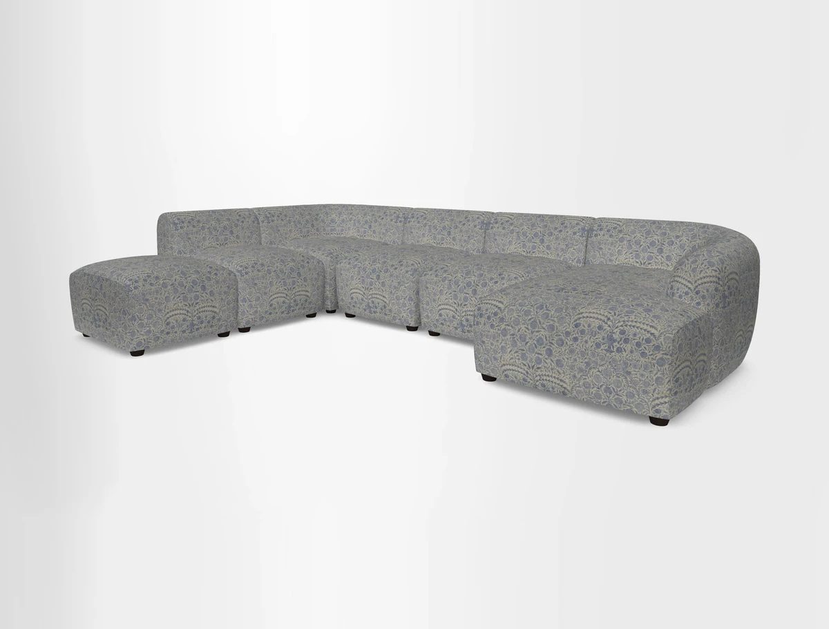 Form large modular corner group LHF in Two Tone Plain Biscuit