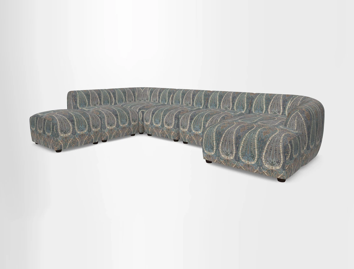 Form large modular corner group LHF in Two Tone Plain Biscuit