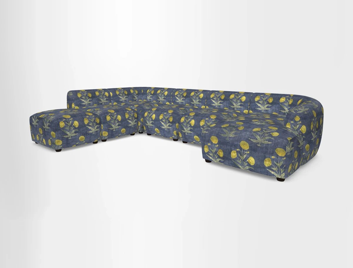 Form large modular corner group LHF in Two Tone Plain Biscuit