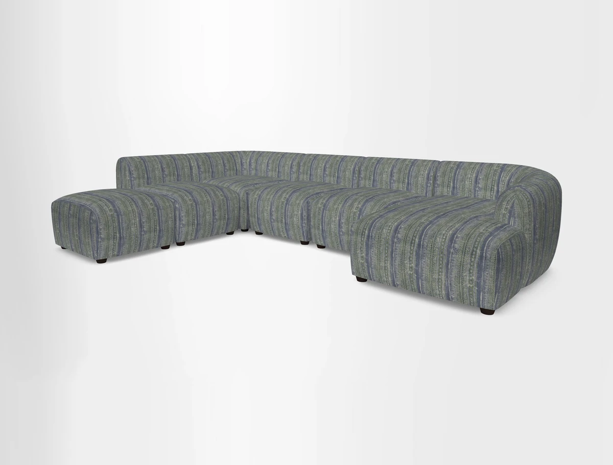 Form large modular corner group LHF in Two Tone Plain Biscuit