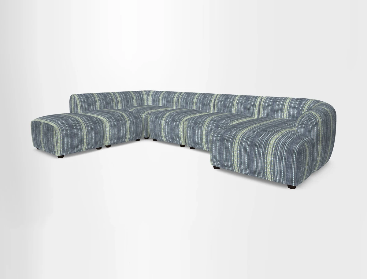 Form large modular corner group LHF in Two Tone Plain Biscuit
