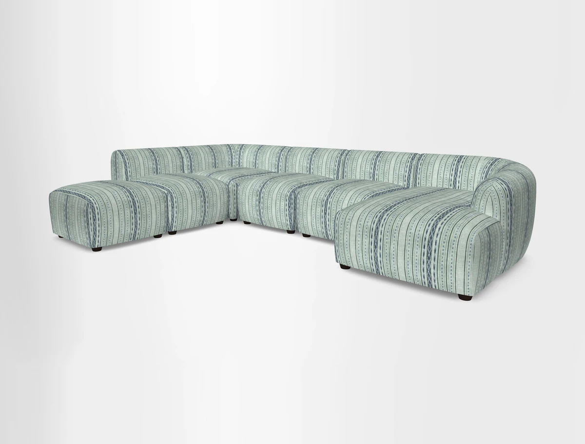 Form large modular corner group LHF in Two Tone Plain Biscuit