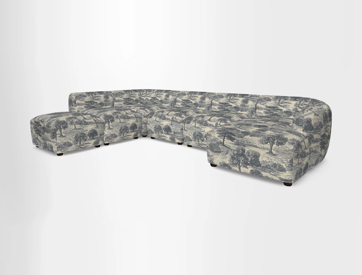 Form large modular corner group RHF in Two Tone Plain Biscuit