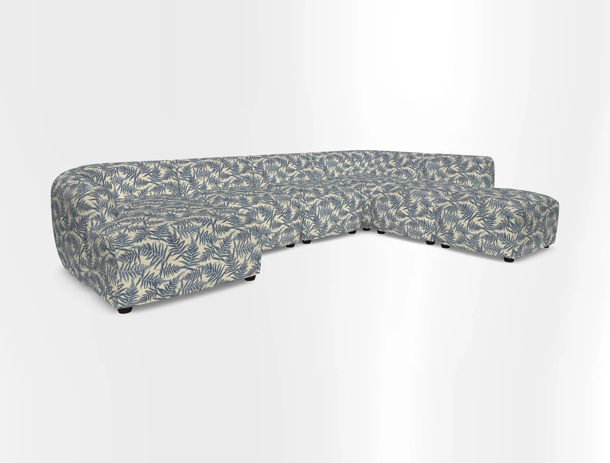 Form large modular corner group LHF in Two Tone Plain Biscuit