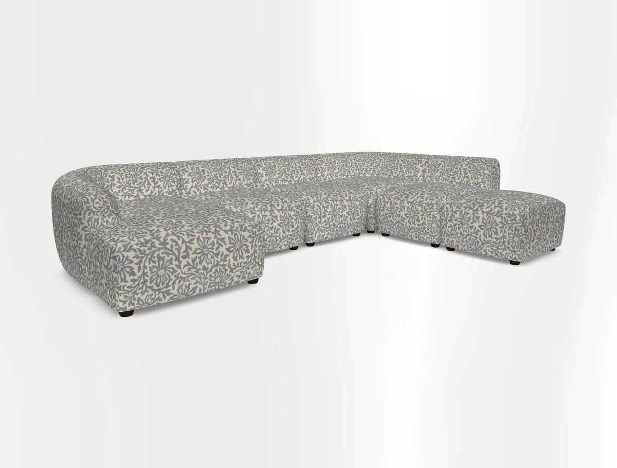 Form large modular corner group LHF in Two Tone Plain Biscuit