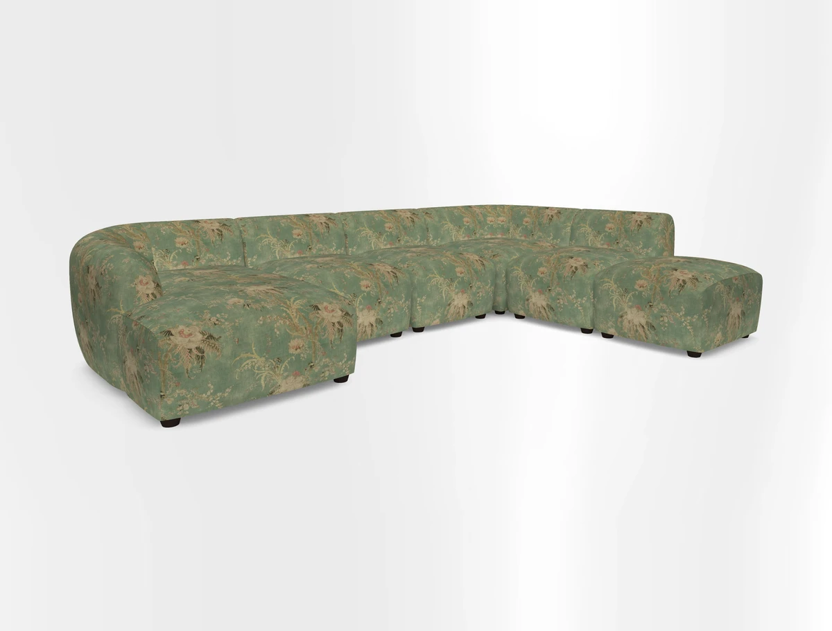 Form large modular corner group LHF in Two Tone Plain Biscuit