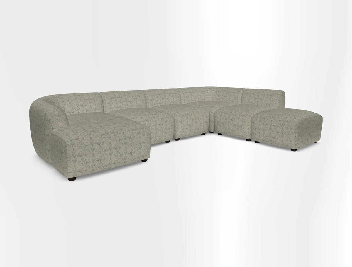 Form large modular corner group LHF in Two Tone Plain Biscuit