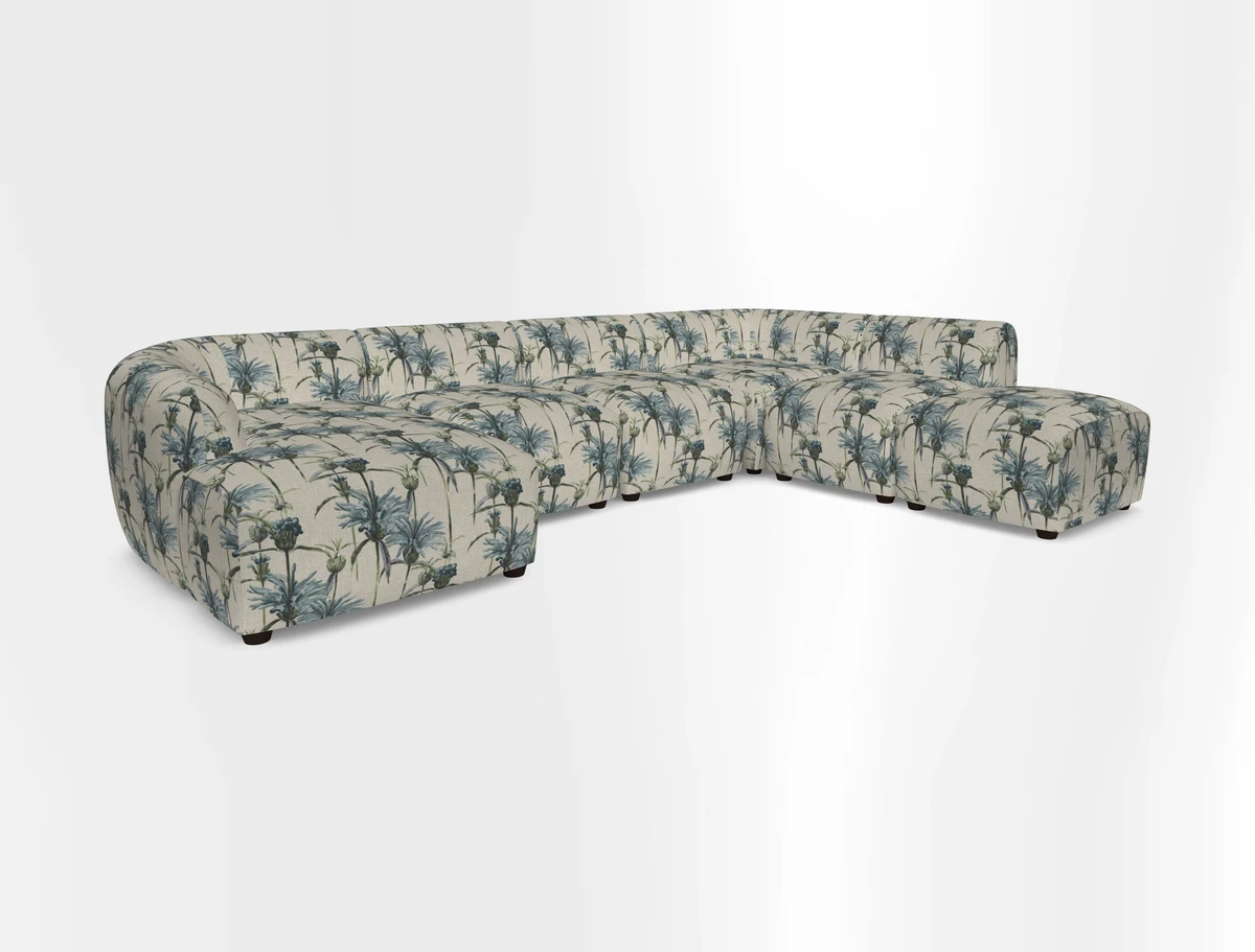 Form large modular corner group LHF in Two Tone Plain Biscuit