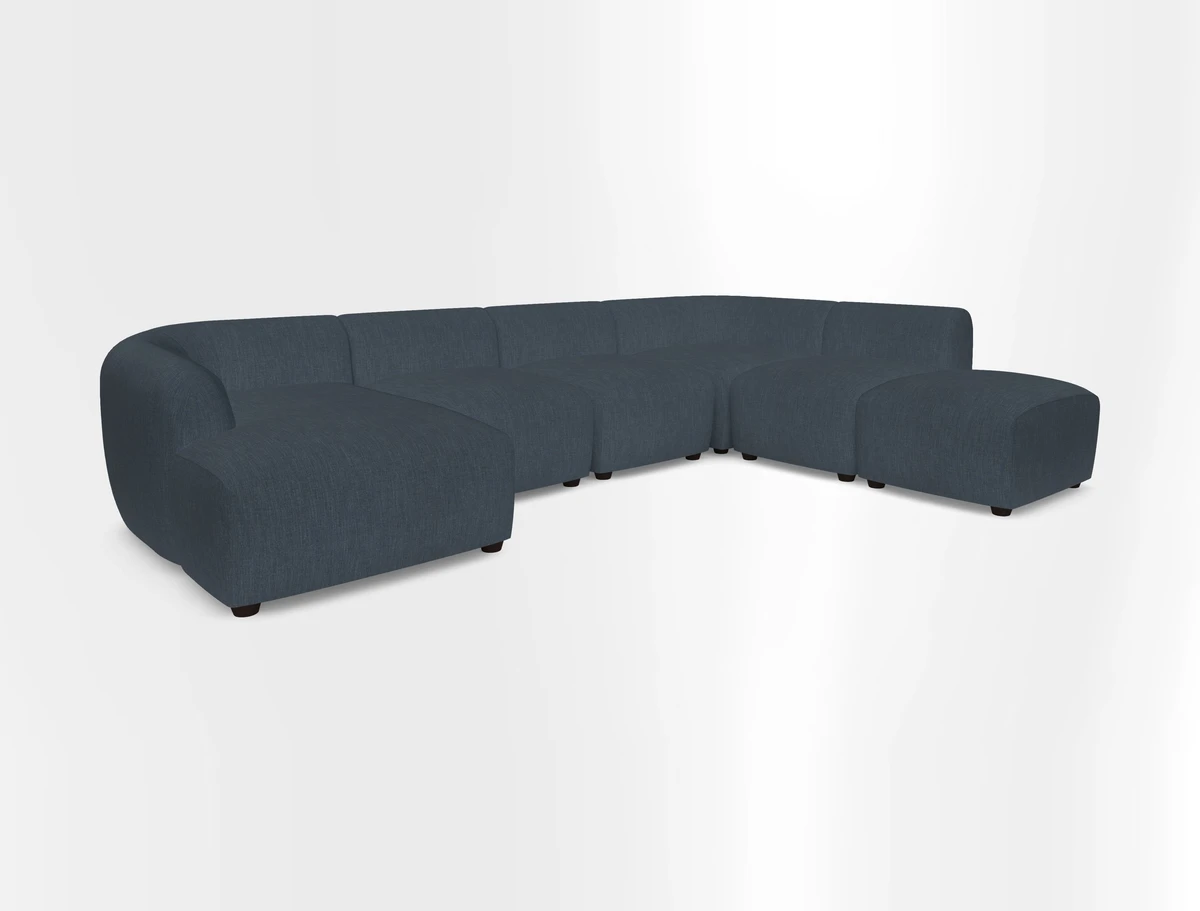 Form large modular corner group LHF in Two Tone Plain Biscuit
