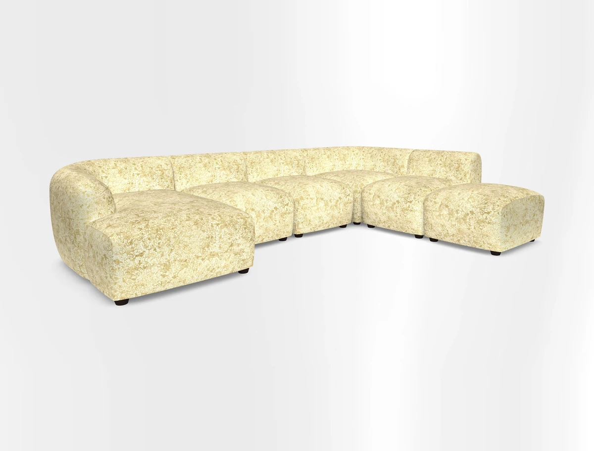 Form large modular corner group RHF in Two Tone Plain Biscuit