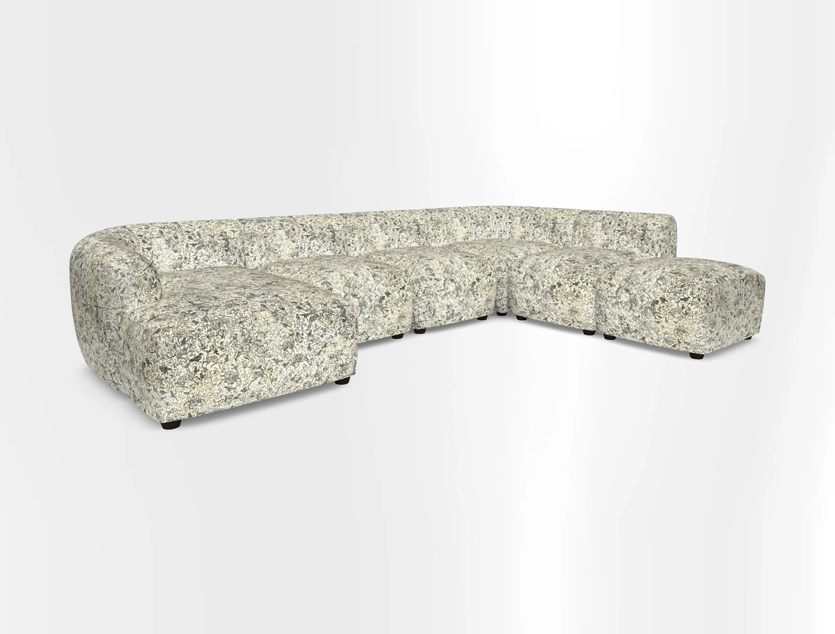 Form large modular corner group RHF in Two Tone Plain Biscuit
