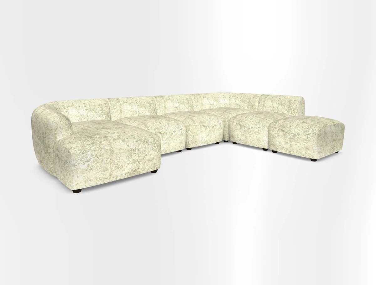Form large modular corner group RHF in Two Tone Plain Biscuit
