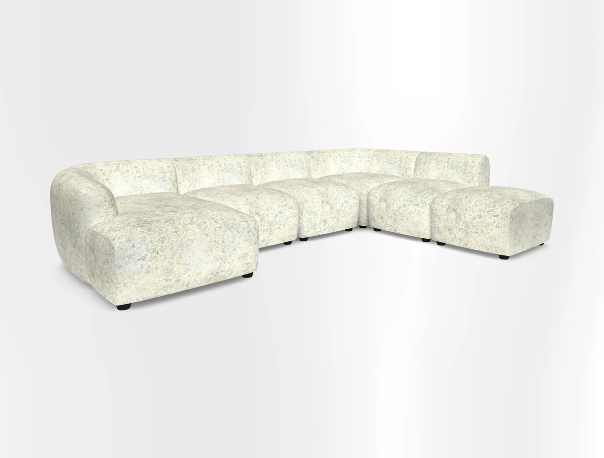 Form large modular corner group RHF in Two Tone Plain Biscuit