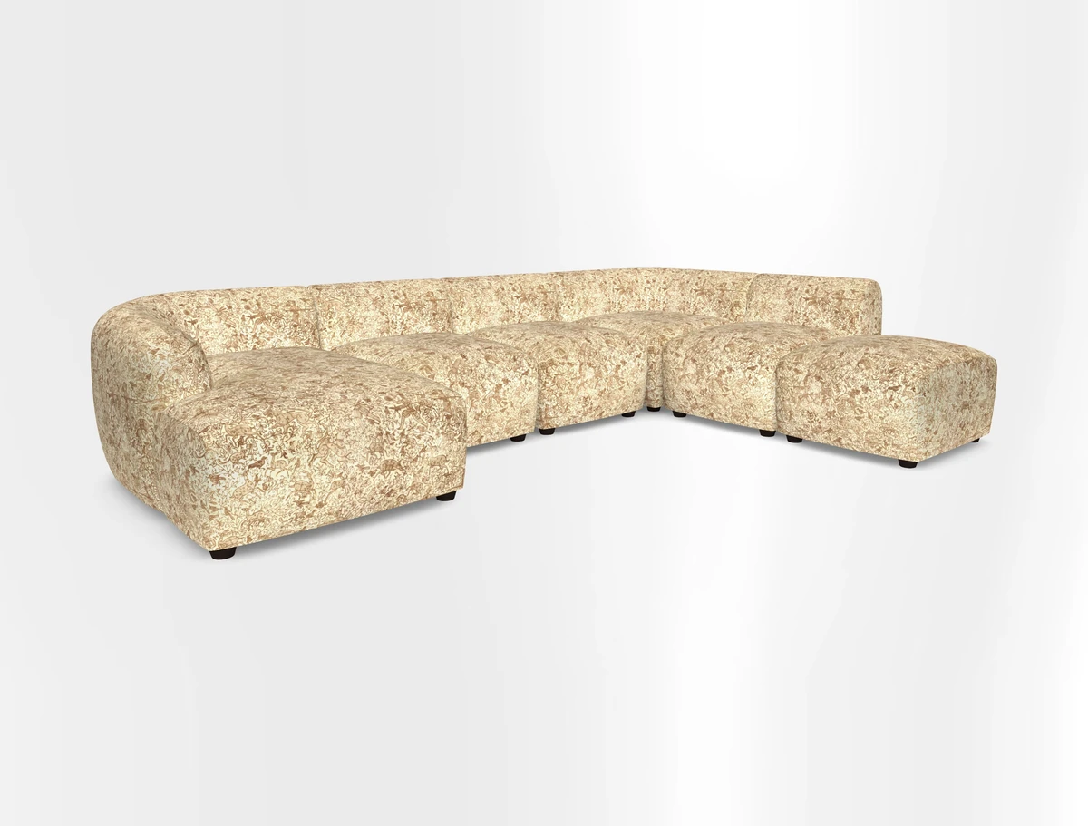 Form large modular corner group RHF in Two Tone Plain Biscuit