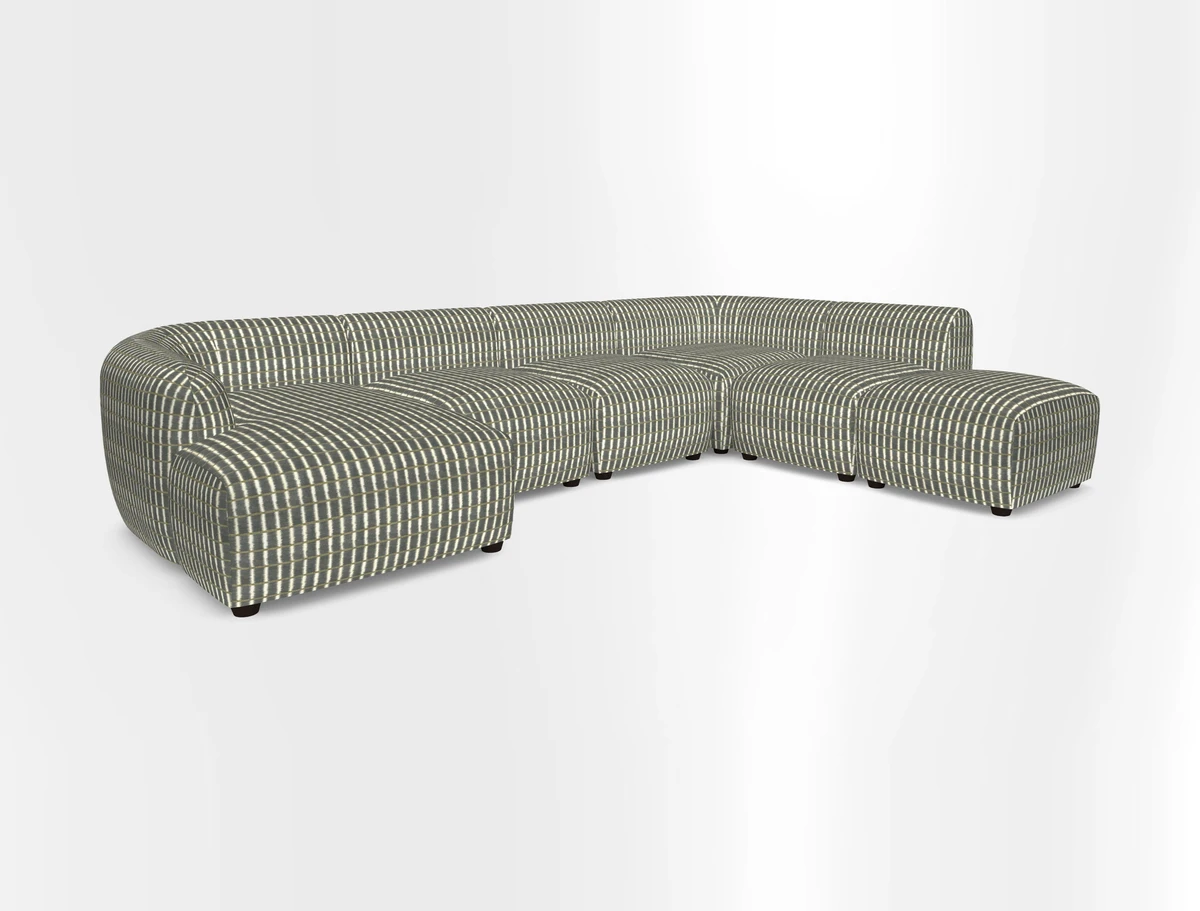 Form large modular corner group RHF in Two Tone Plain Biscuit