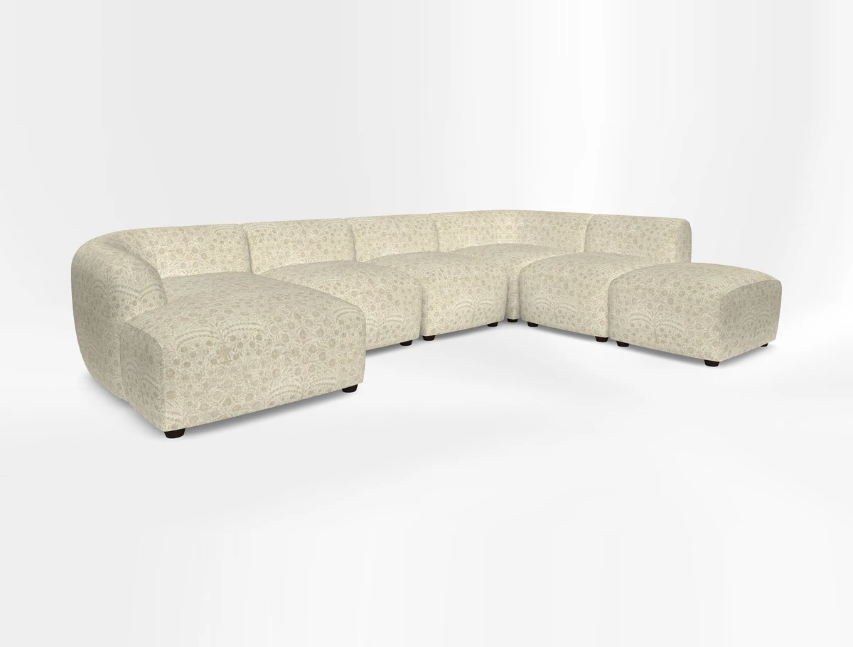 Form large modular corner group RHF in Two Tone Plain Biscuit