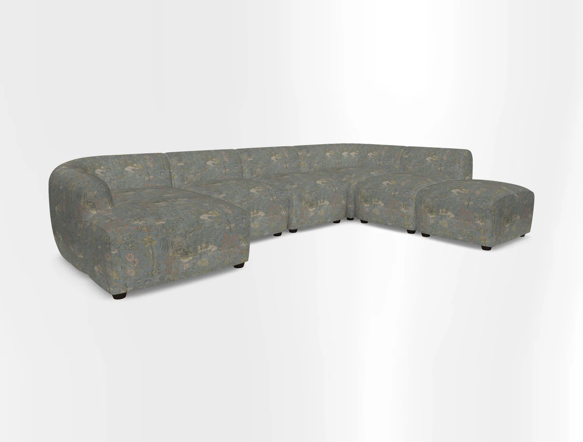 Form large modular corner group RHF in Two Tone Plain Biscuit