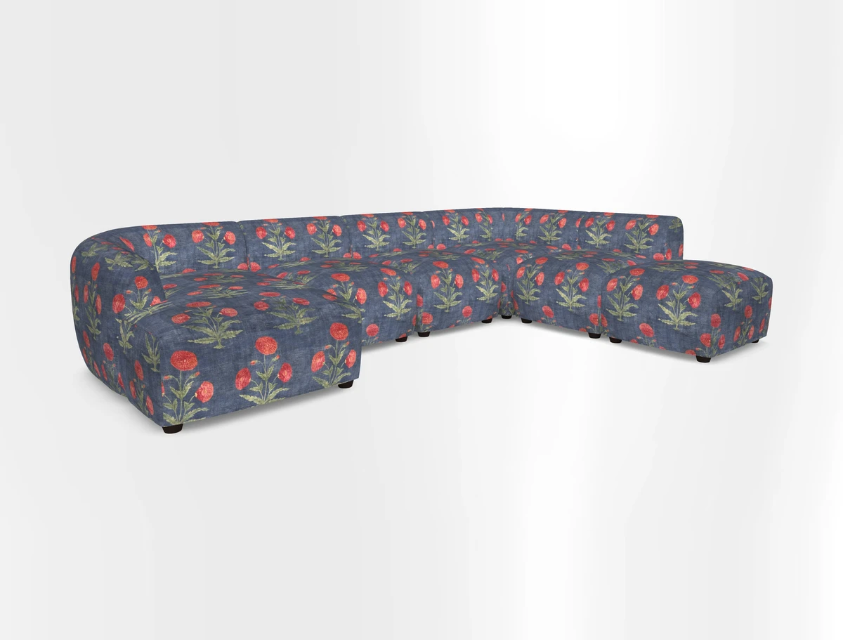 Form large modular corner group RHF in Two Tone Plain Biscuit