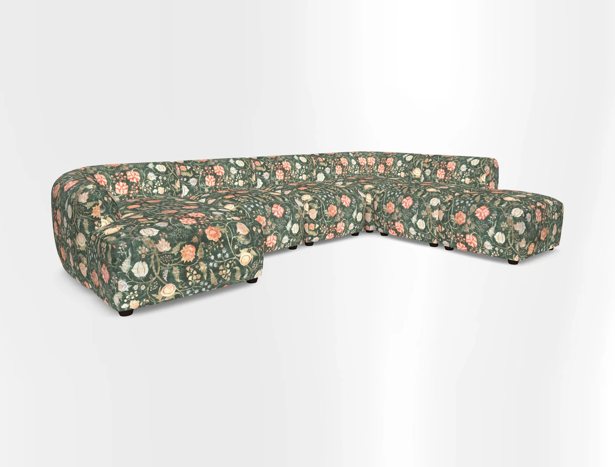 Form large modular corner group RHF in Two Tone Plain Biscuit