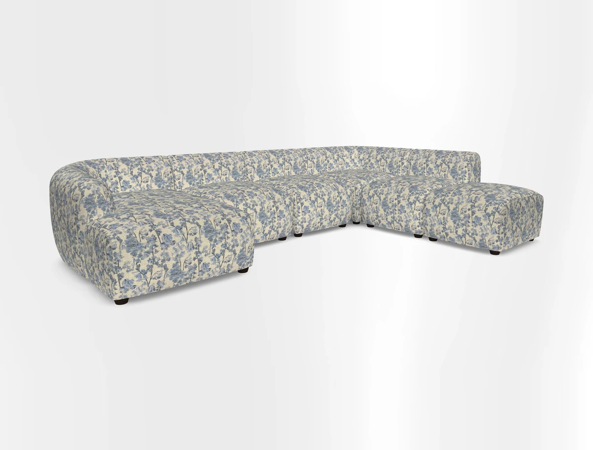 Form large modular corner group LHF in Two Tone Plain Biscuit