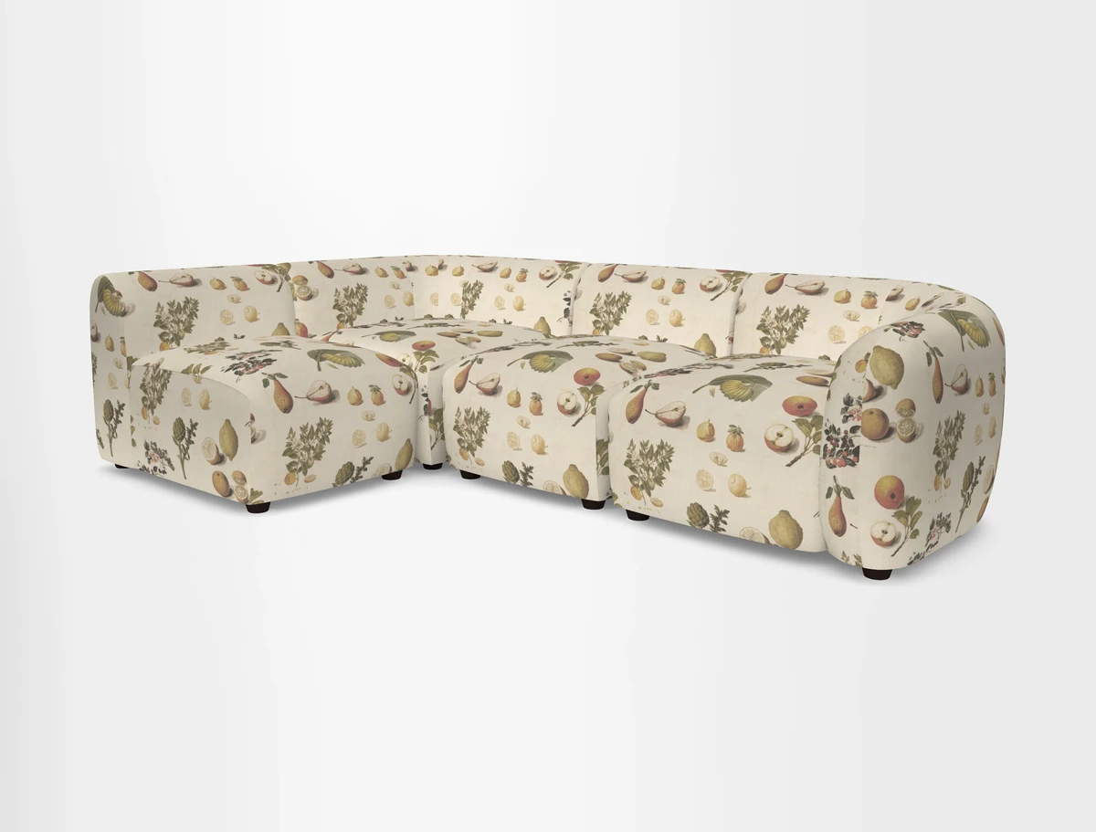 Form small modular corner group LHF in Two Tone Plain Biscuit